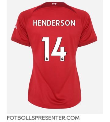 Liverpool Jordan Henderson #14 Hemma Matchtröja Dam 2022-23 Kortärmad